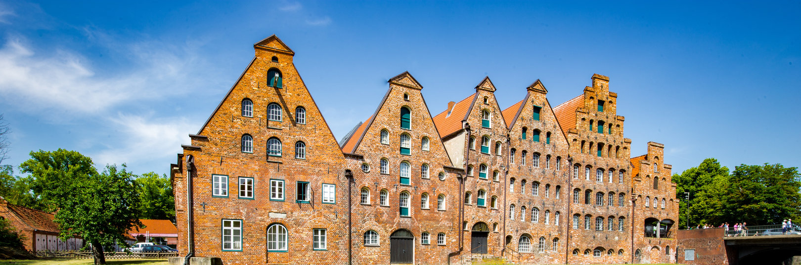 Die historischen Salzspeicher in der Nähe des Holstentors zeugen von der Bedeutung Lübecks in der Hanse.