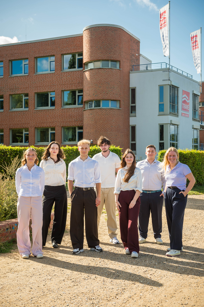 Das Azubi-Team der TRAVE